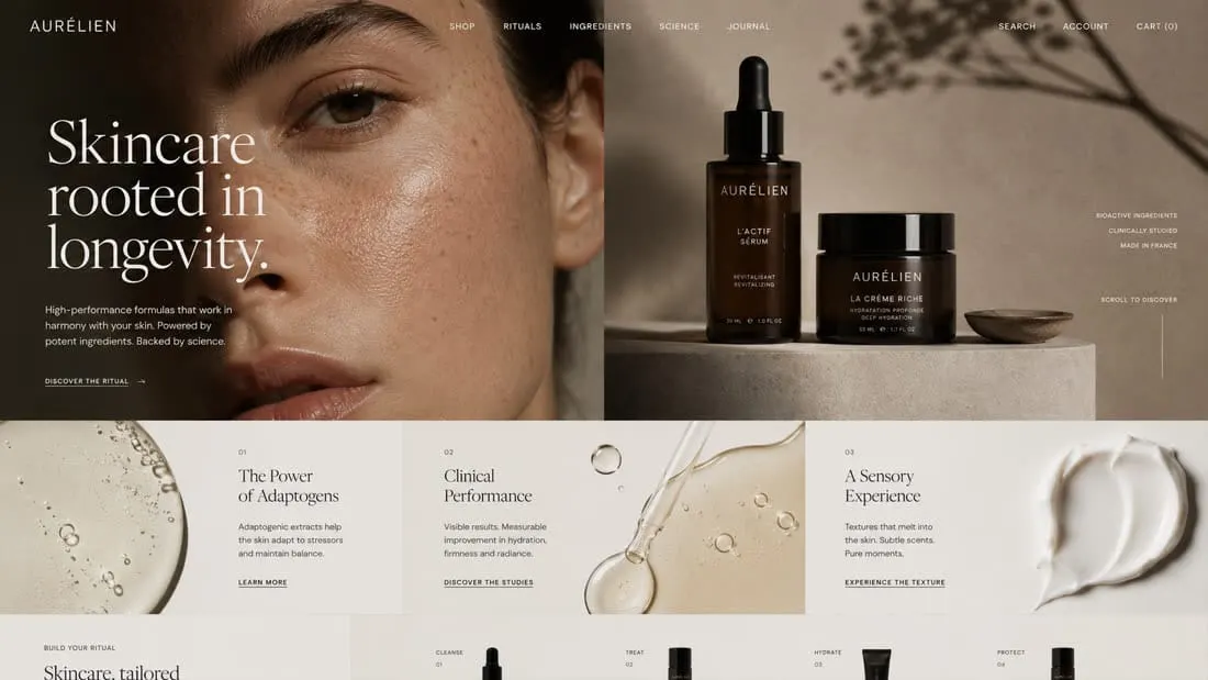 Beauté — Site institut & spa